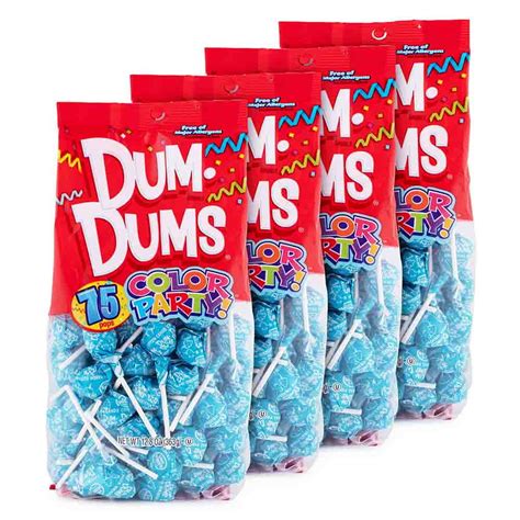 dum dums lollipops ocean blue cotton candy flavor   count bags walmartcom walmartcom
