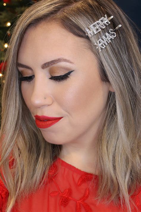 Holiday Makeup Monday Tutorial Matte Red Lips Living
