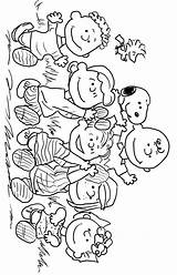 Movie Peanuts Coloring Pages Snoopy Peanut Template sketch template