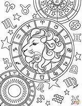 Sternzeichen Leeuw Signos Zodiaco Mandalas Steinbock Supercoloring Crayola Colossians Ausmalbild Kleurplaten Libra Símbolo Sagittarius Piscis sketch template