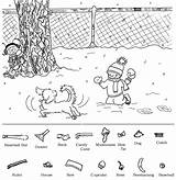 Hidden Winter Printable Object Puzzles Printables Christmas Objects Worksheets Puzzle Coloring Pages Weather Printablee Kid Via Choose Board Worksheeto sketch template