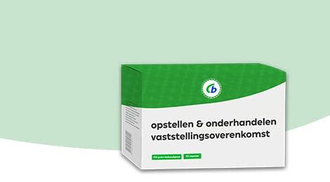 onderhandelen vaststellingsovereenkomst ondernemerswinkel centraal beheer