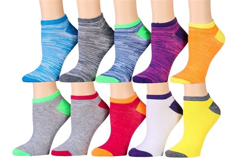10 Pairs Of Wsd Womens Ankle Socks No Show Athletic Sports Socks