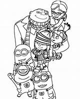 Coloring Despicable Pages Family Minion Kids Minions Royalty Color Printable Print Clipart Colorings Watercolor Disney Roy Lichtenstein Library Books Clip sketch template