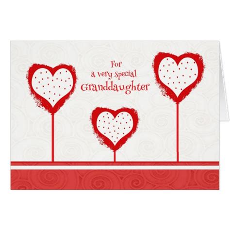 granddaughter valentines day card zazzle