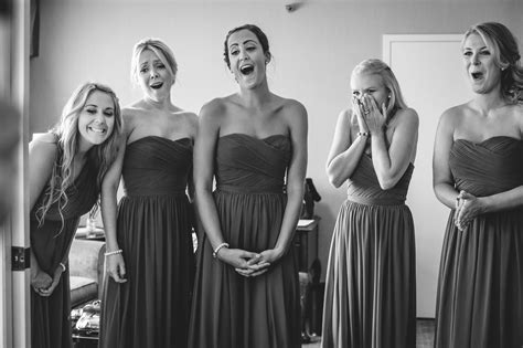 Bridesmaids Reaction To Seeing The Bride For The First Time
