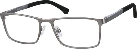 Gray Rectangle Glasses 3210612 Zenni Optical Eyeglasses