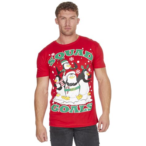 Mens Christmas T Shirts 100 Cotton Funny Rude Joke Xmas T Plus Size