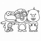 Pororo Coloring Pages Printable Pokemon Cat sketch template