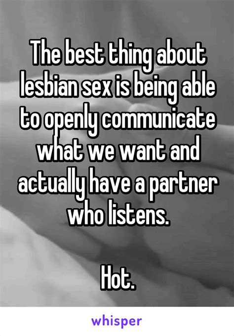 why lesbian sex is the best sex according to these women