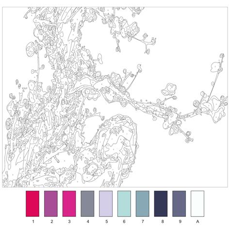 paint  number printable templates color  number printable