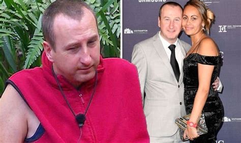 andy whyment i m a celebrity star s wife warned him to sort his head