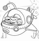 Octonauts Coloring Pages Printable Everfreecoloring Via sketch template