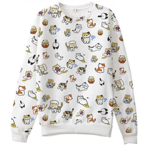 Backyard Anime Cats Sweatshirt