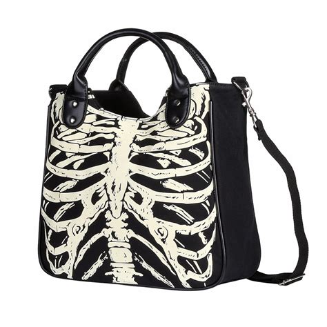 vbiger skeleton bones skulls bags rock designer female casual totes