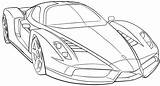 Ferrari Coloring Pages Car Cars Sport Race Colouring Sports Printable Kids Porsche Clipart Choose Board Drawings sketch template