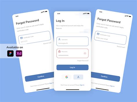 Forgot And Reset Password Ui Screens Uplabs