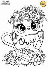 Cuties Bojanke Owl Eulen Vorlage Bonton раскраски Malen Mandalas Bontontv Slatkice Mandala Schöne Puppy Embroidery Sencillos sketch template