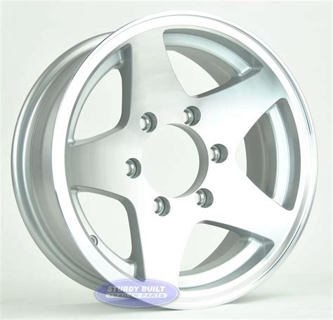 lug aluminum  star trailer wheel
