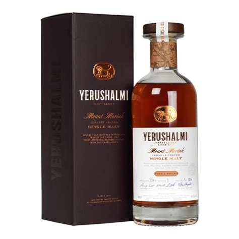 yerushalmi mount moriah peated single malt spirits   grapevine uk