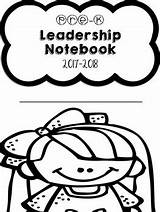 Leadership Pages Coloring Binder Cover Getcolorings Teachers sketch template