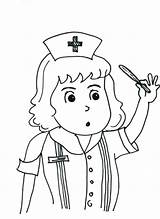 Nurse Coloring Male Pages Preschool Drawing Doctor Getcolorings Getdrawings Printable Print sketch template