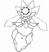 Diancie Getcolorings Blaziken Pokémon Dessins Morningkids sketch template