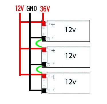 batteries wiring parallel  series simultaneously electrical engineering stack exchange