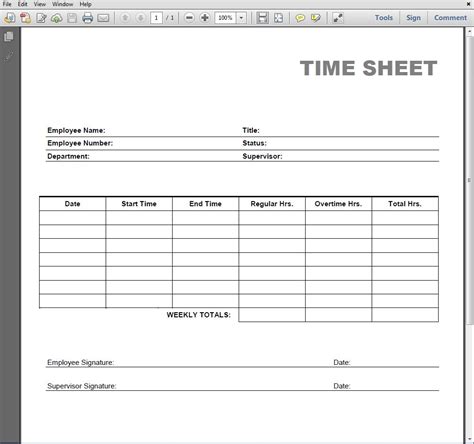 images  printable employee time card template  printable
