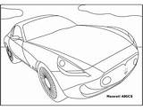 Maserati sketch template