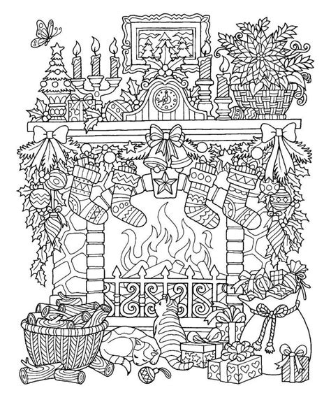 pin  laura  colouring pages  adults printable christmas