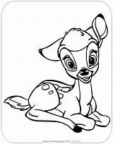 Bambi Coloring Pages Cute Disneyclips sketch template