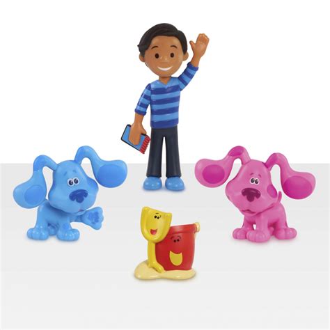 blues clues  collectible figure set  play toys  kids