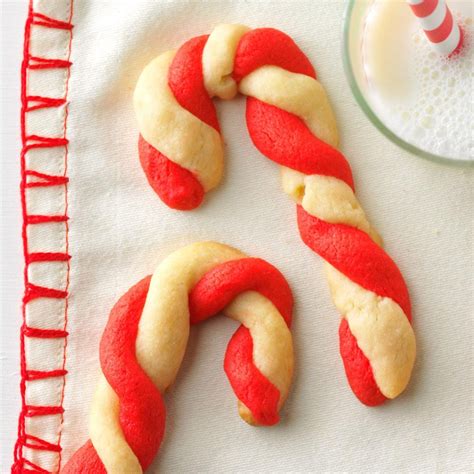 classic candy cane butter cookies recipe
