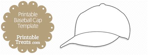 printable baseball hat template printable   hands