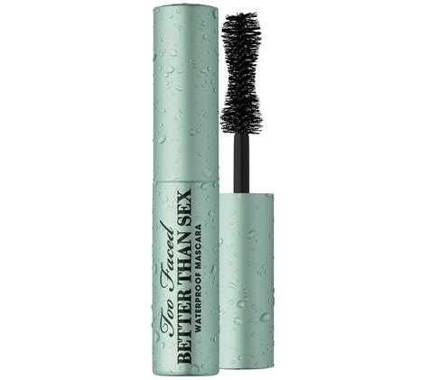 too faced deluxe better than sex waterproof mascara 0 17 fl o