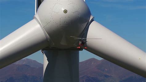 wind turbine inspection  drone  damage analysis youtube