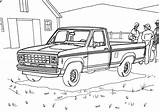 Pickup Coloring Pages sketch template