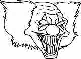 Clown Scary Face Evil Drawing Cool Drawings Coloring Pages Mouth Girl Killer Draw Horror Clowns Clipartmag Color Circus Posse Insane sketch template