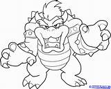 Coloring Mario Luigi Pages Print Super Bowser Drawing Library Clipart sketch template
