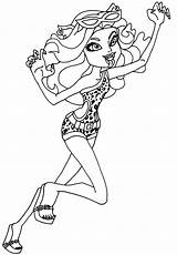 Clawdeen Deviantart Elfkena Monster High Coloring Pages Printable Wolf sketch template