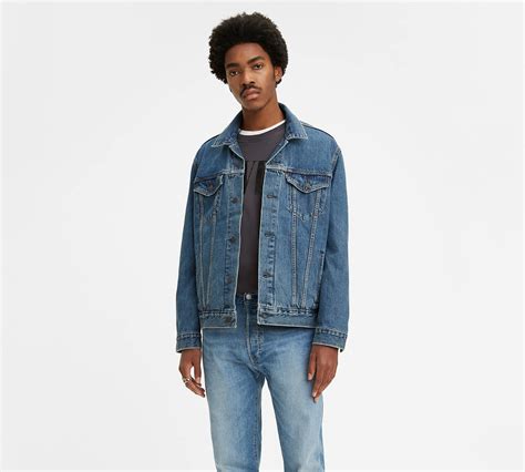 trucker jacket medium wash levis