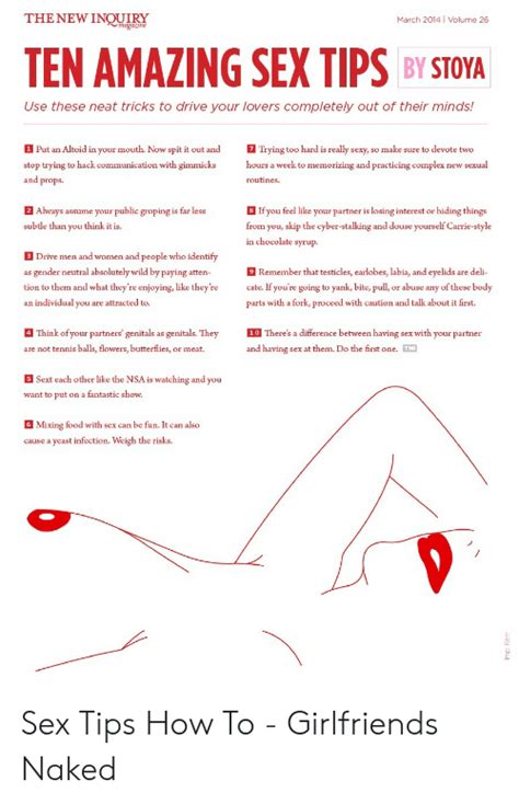 Thenew Inouiry Magazne March 2014 I Volume 26 Ten Amazing Sex Tips By