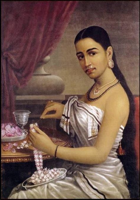 file raja ravi varma lady with flower garland