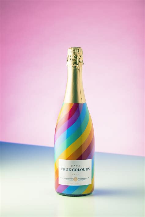 true colours cava on packaging of the world creative