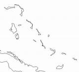 Bahamas sketch template