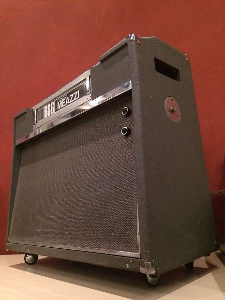 vintage  italian bass organ combo amp meazzi manager  reverb