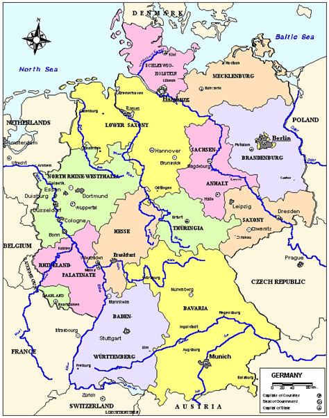 karte von deutschland karte von deutschland stadt regionalen politisch