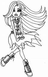 Monster High Coloring Pages Frankie Stein Printable Sheets Colouring Kids sketch template