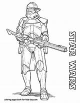 Wars Star Coloring Pages Printable Kids Trooper Print Colouring Color Starwars Storm Clone Military Sheets Gif Book Sheet Army Inspiration sketch template